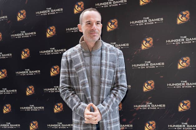 London, red carpet arrivals for the world premiere of The Hunger Games: On Stage at the Troubadour Canary Wharf Theatre. Pictured: Martin Lewis  Copyright: xcristinaxmasseix xipa-agency.netx xx IPA_Agency_IPA73315975