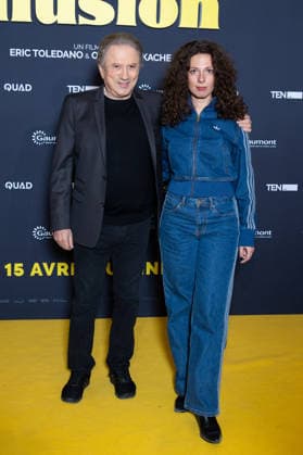 Juste Une Illusion Paris Film Premiere Michel Drucker and Rebecca Chateau attends Juste Une Illusion Paris Film Premiere at Le Grand REX on March 22, 2026 in Paris, France. Photo by Nasser Berzane ABACAPRESS.COM Paris France  Copyright: xBerzanexNasser ABACAx