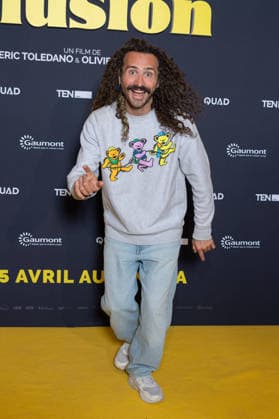 Juste Une Illusion Paris Film Premiere Maxime Musqua attends Juste Une Illusion Paris Film Premiere at Le Grand REX on March 22, 2026 in Paris, France. Photo by Nasser Berzane ABACAPRESS.COM Paris France  Copyright: xBerzanexNasser ABACAx