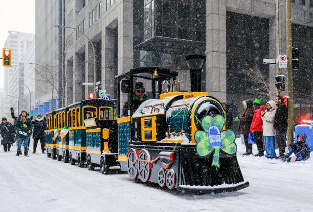 March 22, 2026, Montreal, Quebec, Canada: The 201st edition of CanadaÃ¢â‚¬â ¢s oldest St. PatrickÃ¢â‚¬â ¢s Day Parade took place on Sunday in snowy downtown Montreal, marked by a lively atmosphere. Montreal Canada - ZUMAs278 20260322_zip_s278_002 Copyright: xSerkanxSenturkx