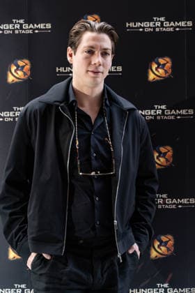 London, red carpet arrivals for the world premiere of The Hunger Games: On Stage at the Troubadour Canary Wharf Theatre. Pictured: Sam Vunderpump  Copyright: xcristinaxmasseix xipa-agency.netx xx IPA_Agency_IPA73316252