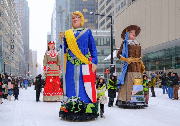 March 22, 2026, Montreal, Quebec, Canada: The 201st edition of CanadaÃ¢â‚¬â ¢s oldest St. PatrickÃ¢â‚¬â ¢s Day Parade took place on Sunday in snowy downtown Montreal, marked by a lively atmosphere. Montreal Canada - ZUMAs278 20260322_zip_s278_011 Copyright: xSerkanxSenturkx