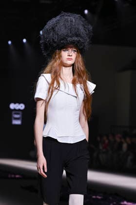 Mercedes-Benz Fashion Week Madrid in Spain - 22 Mar 2026 A model walks the runway wearing a design by Pat Equilux during Mercedes-Benz Fashion Week de Madrid in IFEMA. Madrid Spain Copyright: xAtilanoxGarciax xSOPAxImagesx photos10293