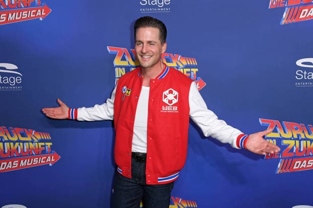 Alexander Klaws at the premiere of ZURÜCK IN DIE ZUKUNFT DAS MUSICAL at the Stage Operettenhaus in Hamburg on 22 03 2026