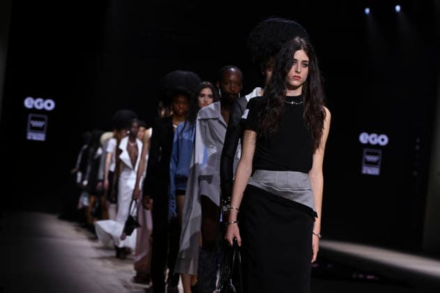 Mercedes-Benz Fashion Week Madrid in Spain - 22 Mar 2026 Models walk the runway wearing a design by Pat Equilux during Mercedes-Benz Fashion Week de Madrid in IFEMA. Madrid Spain Copyright: xAtilanoxGarciax xSOPAxImagesx photos10303