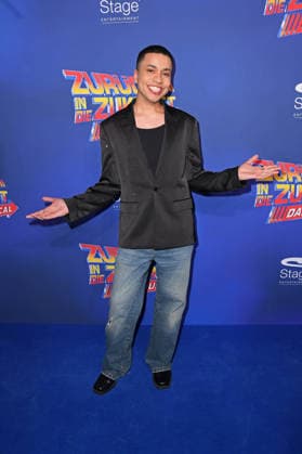 Jerome Weinert at the premiere of ZURÜCK IN DIE ZUKUNFT DAS MUSICAL at the Stage Operettenhaus in Hamburg on 22 03 2026