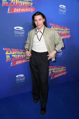 Helge Mark Lodder at the premiere of ZURÜCK IN DIE ZUKUNFT DAS MUSICAL at the Stage Operettenhaus in Hamburg on 22 03 2026