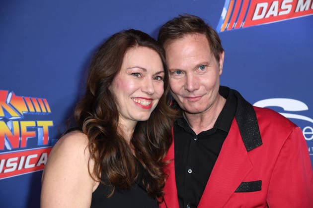 Fabian Harloff with wife Catharina Harloff at the premiere of ZURÜCK IN DIE ZUKUNFT DAS MUSICAL at the Stage Operettenhaus in Hamburg on 22 03 2026