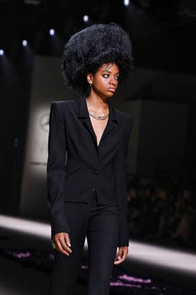 Mercedes-Benz Fashion Week Madrid in Spain - 22 Mar 2026 A model walks the runway wearing a design by Pat Equilux during Mercedes-Benz Fashion Week de Madrid in IFEMA. Madrid Spain Copyright: xAtilanoxGarciax xSOPAxImagesx photos10286
