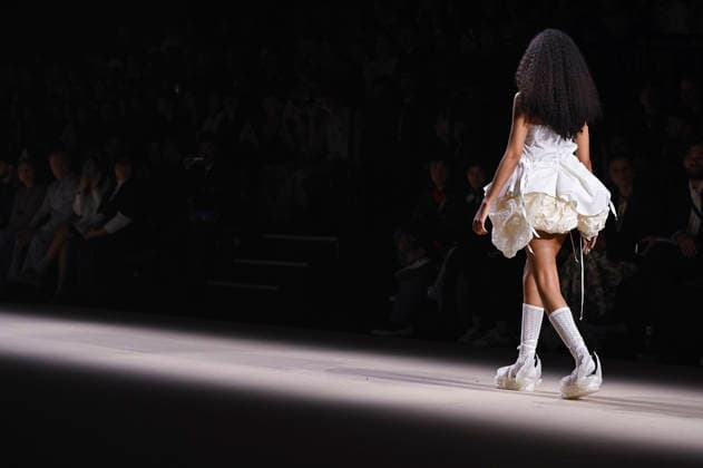 Mercedes-Benz Fashion Week Madrid in Spain - 22 Mar 2026 A model walks the runway wearing a design by Mericusan during Mercedes-Benz Fashion Week de Madrid in IFEMA. Madrid Spain Copyright: xAtilanoxGarciax xSOPAxImagesx photos10252