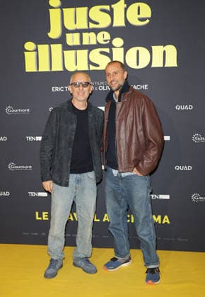 Gad Elmaleh et Arié Elmaleh Première du film Juste une illusion au cinéma Le Grand Rex à Paris le 22 mars 2026 Coadic Guirec Bestimage Premiere of the film Just an Illusion at the Grand Rex cinema in Paris on March 22, 2026 Paris France  Copyright: xCOADICxGUIRECx xBESTIMAGExCOADICxGUIRECx xBESTIMAGEx