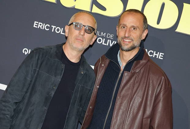 Gad Elmaleh et Arié Elmaleh Première du film Juste une illusion au cinéma Le Grand Rex à Paris le 22 mars 2026 Coadic Guirec Bestimage Premiere of the film Just an Illusion at the Grand Rex cinema in Paris on March 22, 2026 Paris France  Copyright: xCOADICxGUIRECx xBESTIMAGExCOADICxGUIRECx xBESTIMAGEx