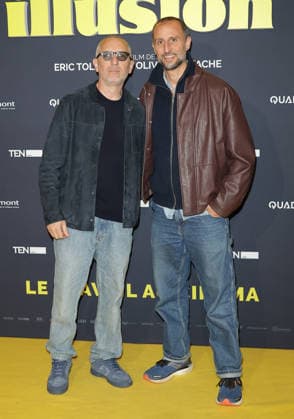 Gad Elmaleh et Arié Elmaleh Première du film Juste une illusion au cinéma Le Grand Rex à Paris le 22 mars 2026 Coadic Guirec Bestimage Premiere of the film Just an Illusion at the Grand Rex cinema in Paris on March 22, 2026 Paris France  Copyright: xCOADICxGUIRECx xBESTIMAGExCOADICxGUIRECx xBESTIMAGEx