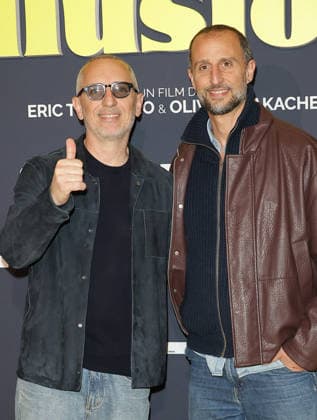 Gad Elmaleh et Arié Elmaleh Première du film Juste une illusion au cinéma Le Grand Rex à Paris le 22 mars 2026 Coadic Guirec Bestimage Premiere of the film Just an Illusion at the Grand Rex cinema in Paris on March 22, 2026 Paris France  Copyright: xCOADICxGUIRECx xBESTIMAGExCOADICxGUIRECx xBESTIMAGEx