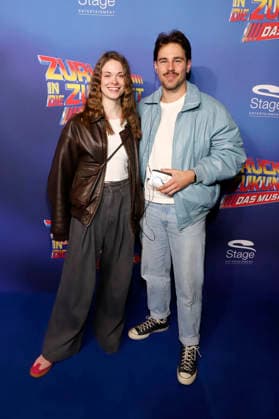Valentin Elias Renner with girlfriend at the premiere of the musical Back to the Future at Stage Operettenhaus Hamburg, 22 03 2026 Foto:xgbrcix xFuturexImagex zukunft_6310