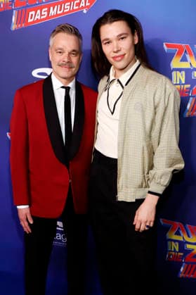 Raphael Schneider and Helge Mark Lodder at the premiere of the musical Back to the Future at Stage Operettenhaus Hamburg, 22 03 2026 Foto:xgbrcix xFuturexImagex zukunft_6325