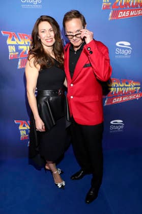 Anke Wolf and Fabian Harloff at the premiere of the musical Back to the Future at Stage Operettenhaus Hamburg, 22 03 2026 Foto:xgbrcix xFuturexImagex zukunft_6328