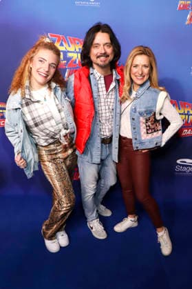 Johanna Mross, Lanny Lanner and Stefanie Hertel at the premiere of the musical Back to the Future at Stage Operettenhaus Hamburg, 22 03 2026 Foto:xgbrcix xFuturexImagex zukunft_6357
