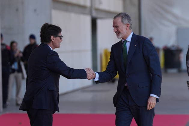 The King will inaugurate the International Food and Beverages Exhibition Alimentaria 2026, which celebrates its 50th anniversary King Felipe VI and the president of the Generalitat, Salvador Illa i , during the inauguration of the International Food and Beverages Exhibition Alimentaria 2026, at the Fira de Barcelona, on March 23, 2026, in L Hospitalet de Llobregat, Barcelona, Catalonia Spain The show brings together the entire value chain of the food sector, from retail to hotels, restaurants and cafes The event coincides with the 50th anniversary of Alimentaria, which was born in 1976 as the first major professional show in Spain dedicated to the food industry 23 MARCH 2026 Barcelona Barcelona Barcelona Spain Copyright: xDavidxZorrakinox 7388903