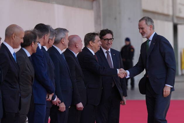 The King will inaugurate the International Food and Beverages Exhibition Alimentaria 2026, which celebrates its 50th anniversary King Felipe VI and the Minister of Agriculture, Fisheries and Food, Luis Planas i , during the inauguration of the International Food and Beverages Exhibition Alimentaria 2026, at the Fira de Barcelona, on March 23, 2026, in L Hospitalet de Llobregat, Barcelona, Catalonia Spain The show brings together the entire value chain of the food sector, from retail to hotels, restaurants and cafes The event coincides with the 50th anniversary of Alimentaria, which was born in 1976 as the first major professional show in Spain dedicated to the food industry 23 MARCH 2026 Barcelona Barcelona Barcelona Spain Copyright: xDavidxZorrakinox 7388925