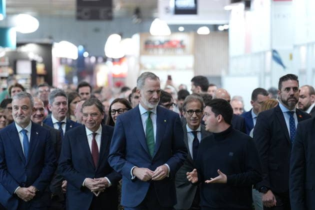 The King will inaugurate the International Food and Beverages Exhibition Alimentaria 2026, which celebrates its 50th anniversary King Felipe VI c during the inauguration of the International Food and Beverages Exhibition Alimentaria 2026, at the Fira de Barcelona, on 23 March 2026, in L Hospitalet de Llobregat, Barcelona, Catalunya Spain The show brings together the entire value chain of the food sector, from retail to hotels, restaurants and cafes The event coincides with the 50th anniversary of Alimentaria, which was born in 1976 as the first major professional show in Spain dedicated to the food industry 23 MARCH 2026 Barcelona Barcelona Barcelona Spain  Copyright: xDavidxZorrakinox 7389102