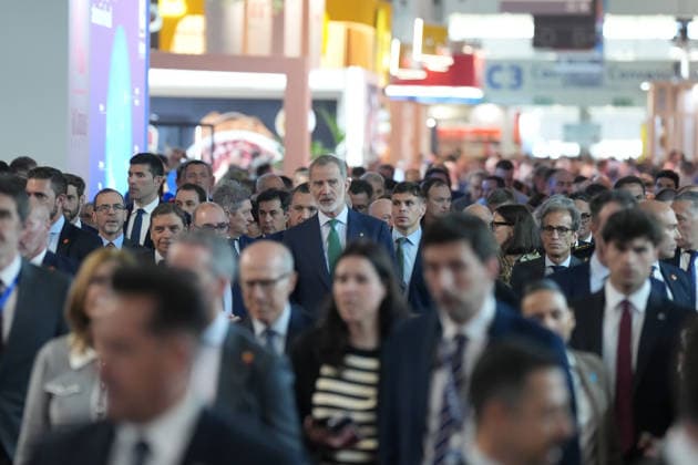 The King inaugurates the International Food and Beverages Exhibition Alimentaria 2026, which celebrates its 50th anniversary King Felipe VI c during the inauguration of the International Food and Beverages Exhibition Alimentaria 2026, at the Fira de Barcelona, 23 March 2026, in L Hospitalet de Llobregat, Barcelona, Catalunya Spain The show brings together the entire value chain of the food sector, from retail to hotels, restaurants and cafes The event coincides with the 50th anniversary of Alimentaria, which was born in 1976 as the first major professional show in Spain dedicated to the food industry 23 MARCH 2026 Barcelona Barcelona Barcelona Spain  Copyright: xDavidxZorrakinox 7389477