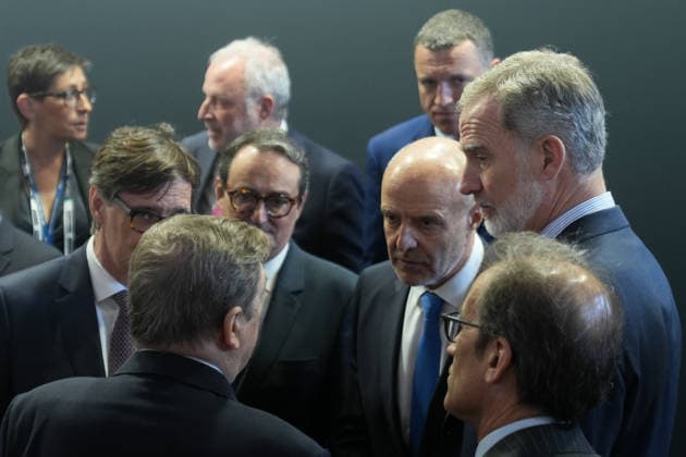 The King inaugurates the International Food and Beverages Exhibition Alimentaria 2026, which celebrates its 50th anniversary King Felipe VI during the inauguration of the International Food and Beverages Exhibition Alimentaria 2026, at the Fira de Barcelona, on March 23, 2026, in L Hospitalet de Llobregat, Barcelona, Catalunya Spain The show brings together the entire value chain of the food sector, from retail to hotels, restaurants and cafes The event coincides with the 50th anniversary of Alimentaria, which was born in 1976 as the first major professional show in Spain dedicated to the food industry 23 MARCH 2026 Barcelona Barcelona Barcelona Espana Copyright: xDavidxZorrakinox 7389484