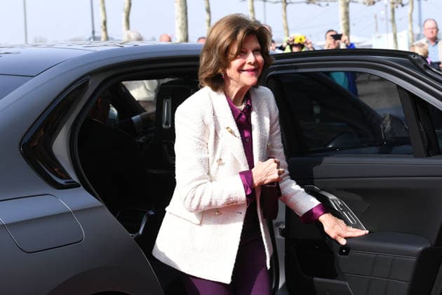 Prime Minister Hendrik Wüst receives Her Majesty Queen Silvia of Sweden on 23 03 2026 at the State Chancellery in Düsseldorf Queen Silvia of Sweden xRx