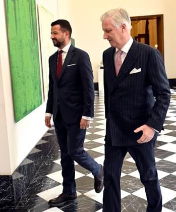 King Phillipe receives Jakov Milatovic (President of Montenegro) BRUSSELS, BELGIUM - MARCH 23 : King Phillipe receives Jakov Milatovic (President of Montenegro) on March 23, 2026 in Brussels, Belgium, 23 03 2026 Brussels Belgium  Copyright: xDidierxLebrunx
