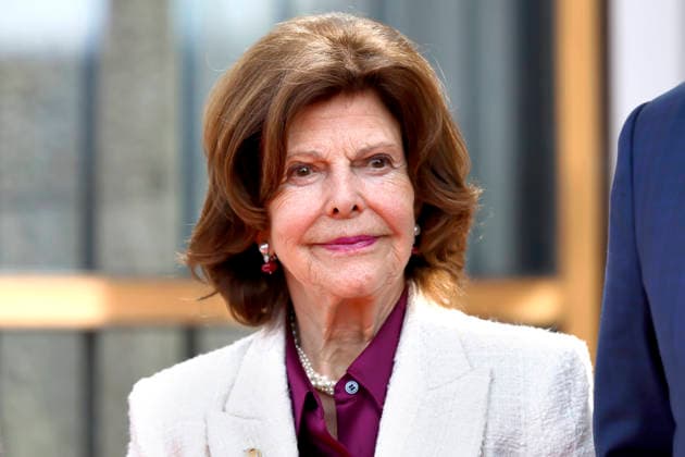 Queen Silvia of Sweden visiting the State Chancellery Düsseldorf Düsseldorf, 23 03 2026 NRW Germany Copyright: xChristophxHardtx