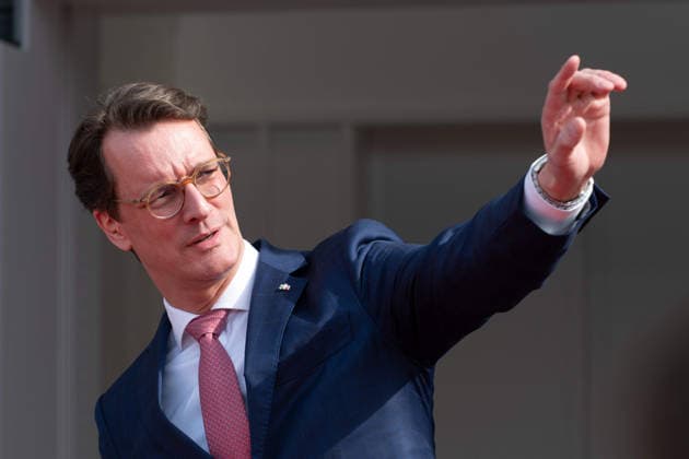 Hendrik WUEST, Wüst, CDU, State Premier of North Rhine-Westphalia, at the State Chancellery in Duesseldorf on 23 03 2026
