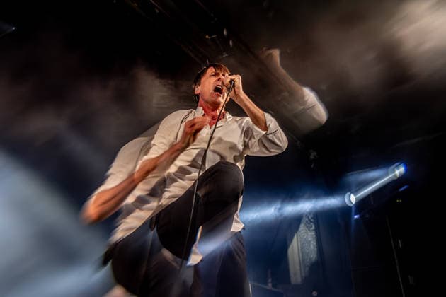 Suede concert at Sala La Riviera The musical band Suede during a performance at Sala La Riviera, on March 23, 2026, in Madrid Spain Suede was formed in the late 80s in London They became famous in the 90s as one of the key bands of the so-called britpop Their albums mix powerful guitars, catchy melodies and lyrics about life in the city, Catchy melodies and lyrics about life in the city They influenced many later bands and today they are considered a reference group of British pop rock 23 MARCH 2026 SUEDE CONCERTO LA RIVIERA MADRID SALA ACTION MUSIC Madrid Madrid Madrid Espana  Copyright: xRicardoxRubiox 7390527