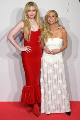Kathryn Newton and Sarah Michelle Gellar attend the photocall of Ready or Not 2: Here I Come (finche morte non ci separi 2) at Casina Valadier in Rome (Italy) on March 23, 2026. andreaxstaccioli