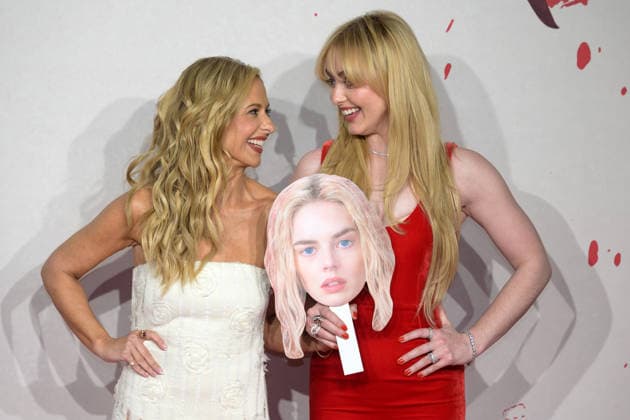 Sarah Michelle Gellar and Kathryn Newton attend the photocall of Ready or Not 2: Here I Come (finche morte non ci separi 2) at Casina Valadier in Rome (Italy) on March 23, 2026. andreaxstaccioli