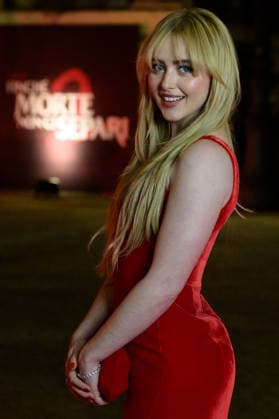 Kathryn Newton attends the photocall of Ready or Not 2: Here I Come (finche morte non ci separi 2) at Casina Valadier in Rome (Italy) on March 23, 2026. andreaxstaccioli