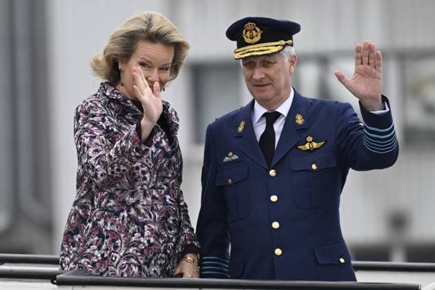 State Visit of King Philippe and Queen Mathilde to Norway (Day 1) OSLO, NORWAY - MARCH 24 : State Visit of King Philippe and Queen Mathilde to Norway (Day 1) : Official departure ceremony from Melsbroek Airport to Oslo Airport and arrival of TTMM the King and the Queen of the Belgians at Oslo Airport on March 24, 2026 in Oslo, Norway, 24 03 2026 Oslo Norway  Copyright: xDidierxLebrunx