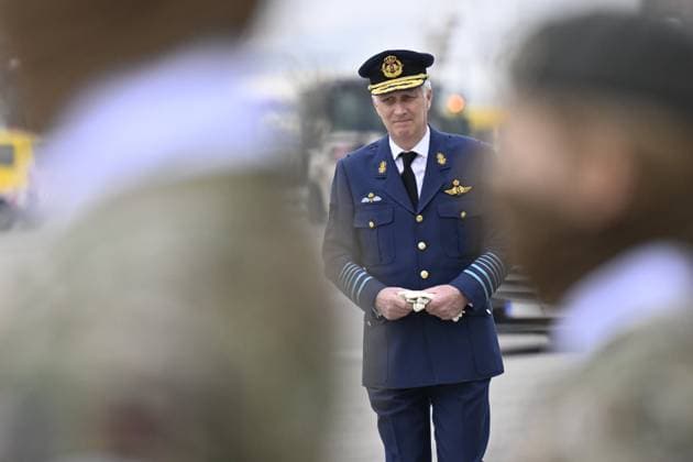 State Visit of King Philippe and Queen Mathilde to Norway (Day 1) OSLO, NORWAY - MARCH 24 : State Visit of King Philippe and Queen Mathilde to Norway (Day 1) : Official departure ceremony from Melsbroek Airport to Oslo Airport and arrival of TTMM the King and the Queen of the Belgians at Oslo Airport on March 24, 2026 in Oslo, Norway, 24 03 2026 Oslo Norway  Copyright: xDidierxLebrunx