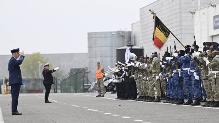State Visit of King Philippe and Queen Mathilde to Norway (Day 1) OSLO, NORWAY - MARCH 24 : State Visit of King Philippe and Queen Mathilde to Norway (Day 1) : Official departure ceremony from Melsbroek Airport to Oslo Airport and arrival of TTMM the King and the Queen of the Belgians at Oslo Airport on March 24, 2026 in Oslo, Norway, 24 03 2026 Oslo Norway  Copyright: xDidierxLebrunx
