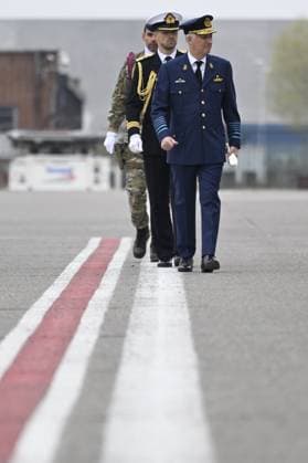 State Visit of King Philippe and Queen Mathilde to Norway (Day 1) OSLO, NORWAY - MARCH 24 : State Visit of King Philippe and Queen Mathilde to Norway (Day 1) : Official departure ceremony from Melsbroek Airport to Oslo Airport and arrival of TTMM the King and the Queen of the Belgians at Oslo Airport on March 24, 2026 in Oslo, Norway, 24 03 2026 Oslo Norway  Copyright: xDidierxLebrunx