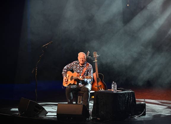FORT LAUDERDALE, FL - MARCH 23: Tommy Emmanuel performs during The Living In The Light Tour at The Parker on March 23, 2026 in Fort Lauderdale Florida. Copyright: xmpi04x