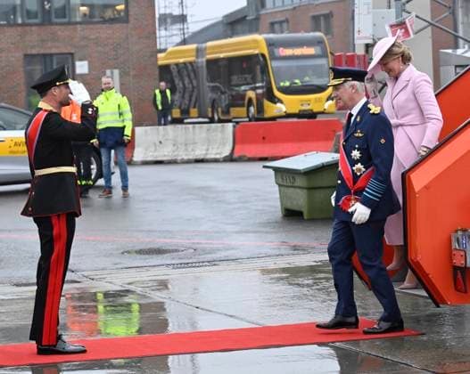 State Visit of King Philippe and Queen Mathilde to Norway (Day 1) OSLO, NORWAY - MARCH 24 : State Visit of King Philippe and Queen Mathilde to Norway welcome by HRH Crown Prince Haakon of Norway at Oslo airport on March 24, 2026 in Oslo, Norway, 24 03 2026 Oslo Norway  Copyright: xDidierxLebrunx