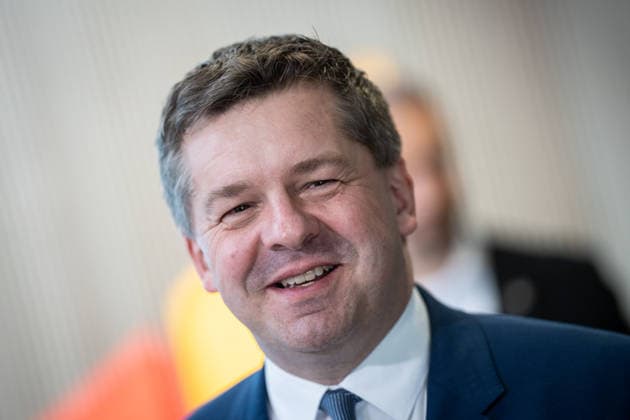 Sven Schulze, Ministerpräsident Sachsen-Anhalt, im Konrad-Adenauer-Haus;Pressekonferenz im Konrad-Adenauer-Haus am Tag nach der Landtagswahl in Rheinland-Pfalz, Berlin Berlin Deutschland Konrad-Adenauer-Haus *** Sven Schulze, Minister President of Saxony-Anhalt, at the Konrad Adenauer Haus Press conference at the Konrad Adenauer Haus the day after the state election in Rhineland-Palatinate, Berlin Berlin Germany Konrad Adenauer Haus