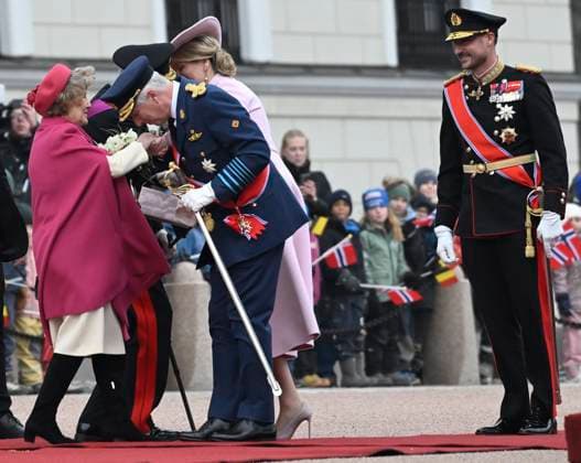 State Visit of King Philippe and Queen Mathilde to Norway (Day 1) OSLO, NORWAY - MARCH 24 : State Visit of King Philippe and Queen Mathilde to Norway welcome by TTMM King Harald, Queen Sonja on March 24, 2026 in Oslo, Norway, 24 03 2026 Oslo Norway  Copyright: xDidierxLebrunx