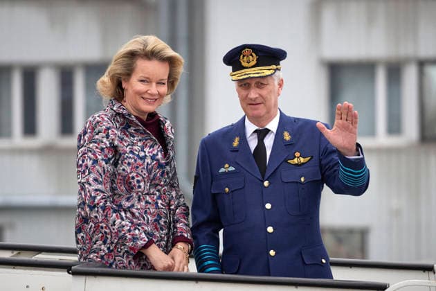 State Visit Of The King And Queen Of Belgium To Norway - Day 1 Official visit of the king Philippe and the queen Mathilde in Norway, Departure in the Melsbroek airport, on March, 2026, in Oslo, Norway. Photo by Olivier Polet ABACAPRESS.COM Oslo Norway  Copyright: xPoletxOlivier ABACAx
