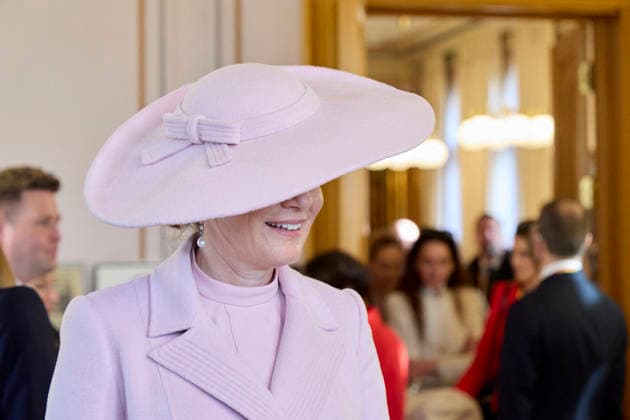 Belgian Royal Couple Visits Norway Official visit of the king Philippe and the queen Mathilde in Norway, Visit of the Norvegian parliament , on March 24, 2026. Photo by Olivier Polet ABACAPRESS.COM Oslo Norway  Copyright: xPoletxOlivier ABACAx