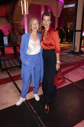 Petra Zieser and Julia Bremermann at the presentation of the German Audio Film Award on 24 03 2026 at the Colosseum Filmtheater in Berlin Presentation of the 24 German Audio Film Award in Berlin