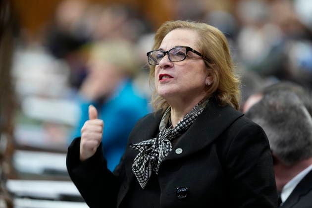 March 25, 2026, Ottawa, On, Canada: Immigration, Refugees and Citizenship Minister Lena Metlege Diab rises during Question Period on Parliament Hill in Ottawa, Tuesday, March 24, 2026. Ottawa Canada  - ZUMAc35_ 20260325_zaf_c35_002 Copyright: xAdrianxWyldx