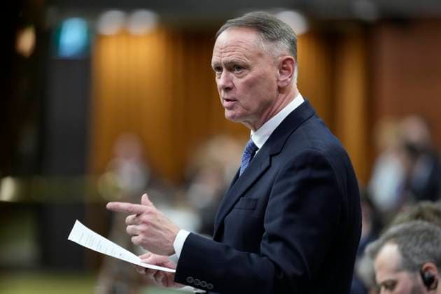 March 25, 2026, Ottawa, On, Canada: Minister of National Defence David McGuinty..rises during Question Period on Parliament Hill in Ottawa, Tuesday, March 24, 2026. Ottawa Canada  - ZUMAc35_ 20260325_zaf_c35_004 Copyright: xAdrianxWyldx