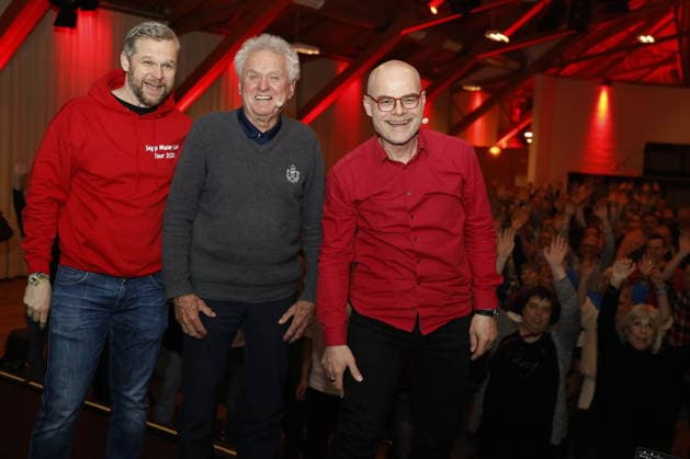 Sepp Maier on tour Holger König, Sepp Maier and Tobias Bücklein at the Sepp Maier Live Tour 2026 in the Karl Diehl Halle Röthenbach an der Pegnitz, 23 03 2026 Röthenbach Nürnberger Land Karl Diehl Halle Bayern D Copyright: xAgenturxWehnert R.Zichyx
