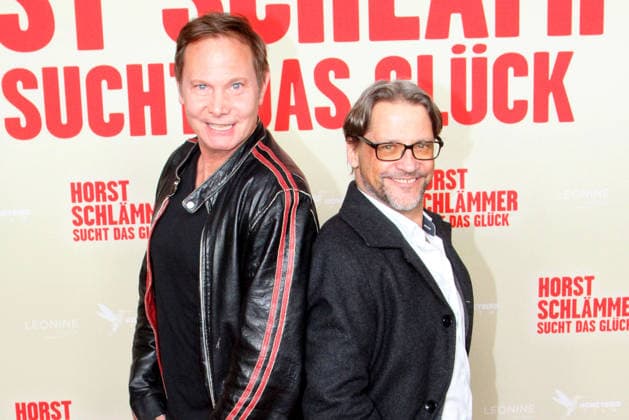 Fabian Harloff and Patrick Bach at the Horst Schlaemmer sucht das Glueck cinema premiere at Cinemaxx Dammtor on 24 3 2026 in Berlin Horst Schlaemmer sucht das Glueck cinema premiere in Hamburg